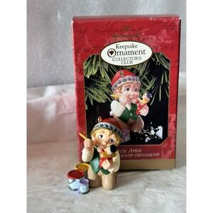 Hallmark Artic Artist‎ 1999 Keepsake Ornament Collectors Club In Box Christmas